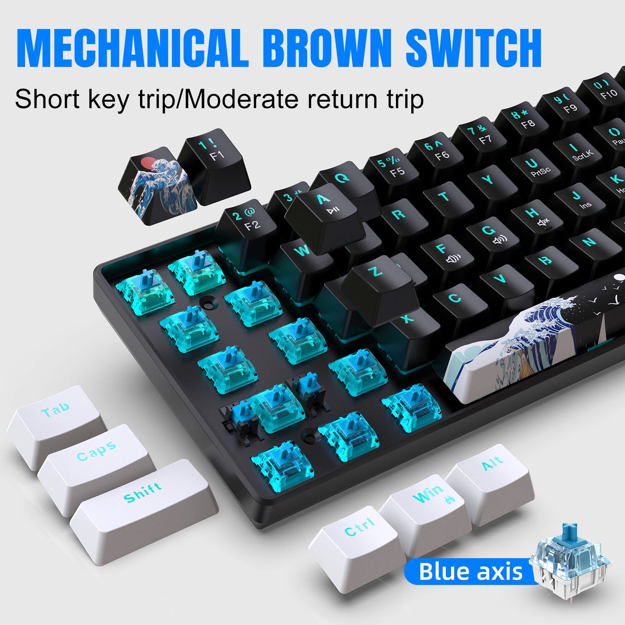 Mechanical Keyboard: Compact RGB Gaming Gear