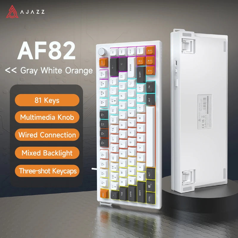 AJAZZ AF82 Low Profile Keyboard: Best Wireless Gaming Gear