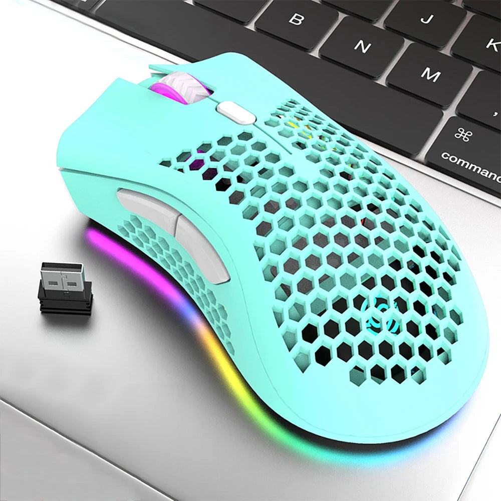 BM600 Gaming Mouse: 2.4G Wireless Ergonomic Rechargeable Cap