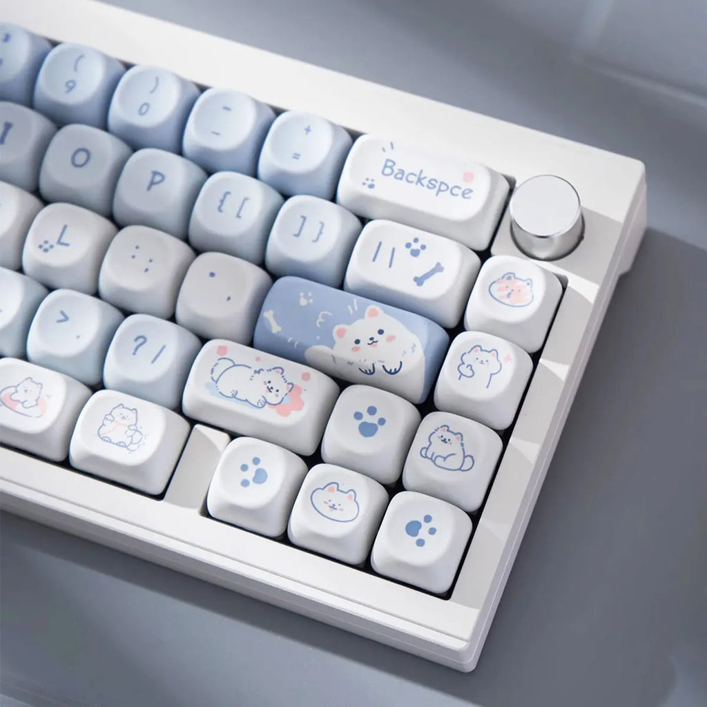 Cute Puppy Cat Keycaps: Best DIY Gift for Mechanical Keyboard