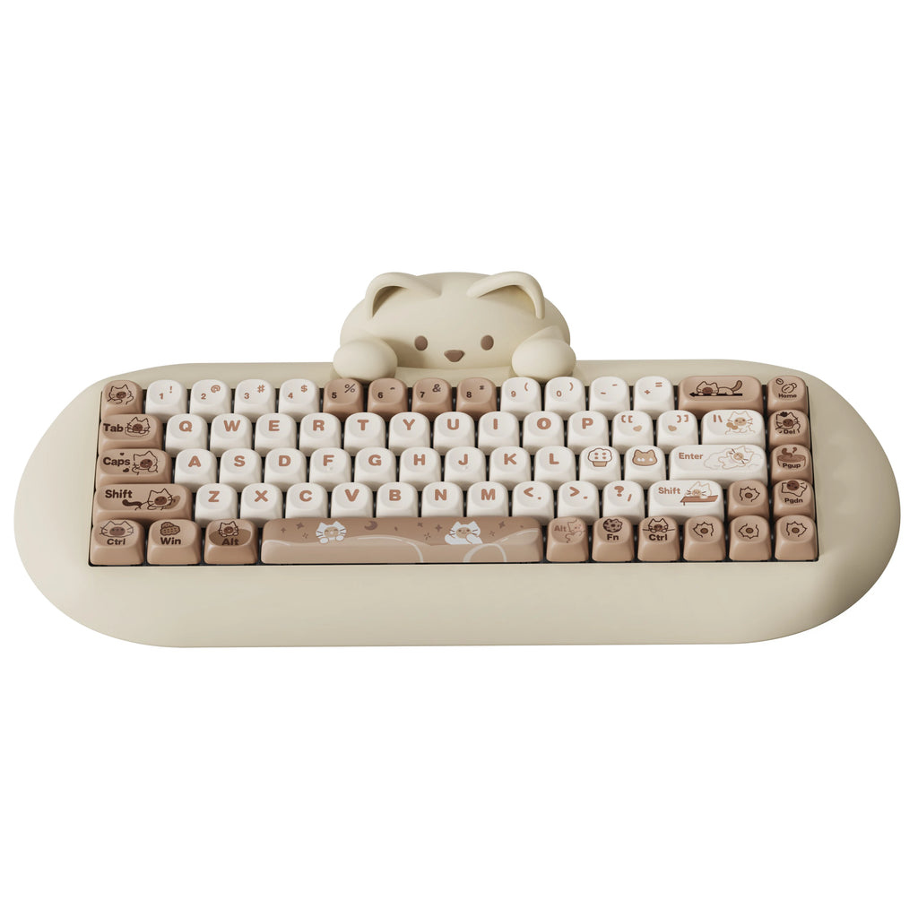 YUNZII C68 Wireless Keyboard: Best Cute Cat Custom Gaming Keeb