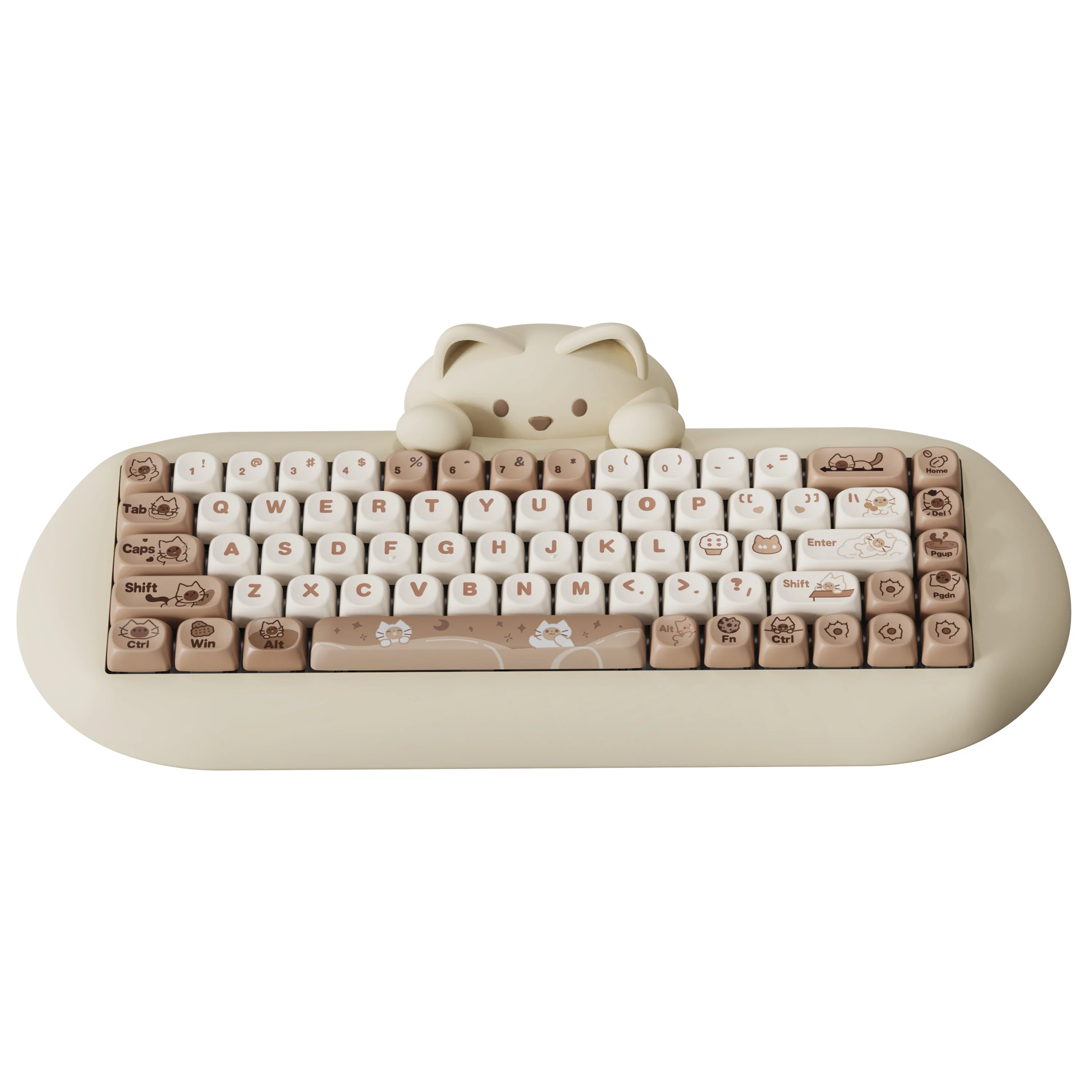 YUNZII C68 Wireless Keyboard: Best Cute Cat Custom Gaming Keeb