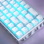 MAIMOOO PBT Keycaps: Transparent Custom Cherry Caps for Keyboard