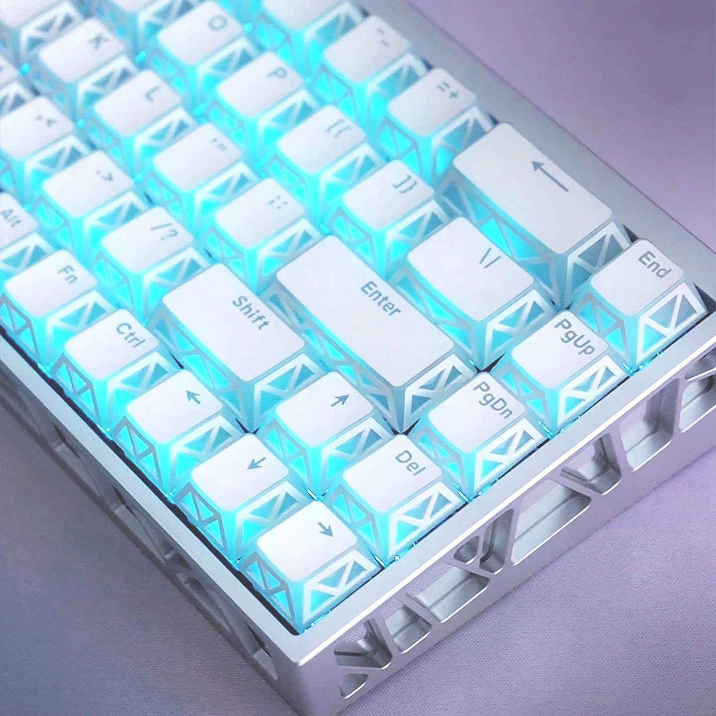 MAIMOOO PBT Keycaps: Transparent Custom Cherry Caps for Keyboard