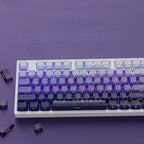 Custom PBT Keycaps: 2026 Line Gradient Side Shine for Keyboard