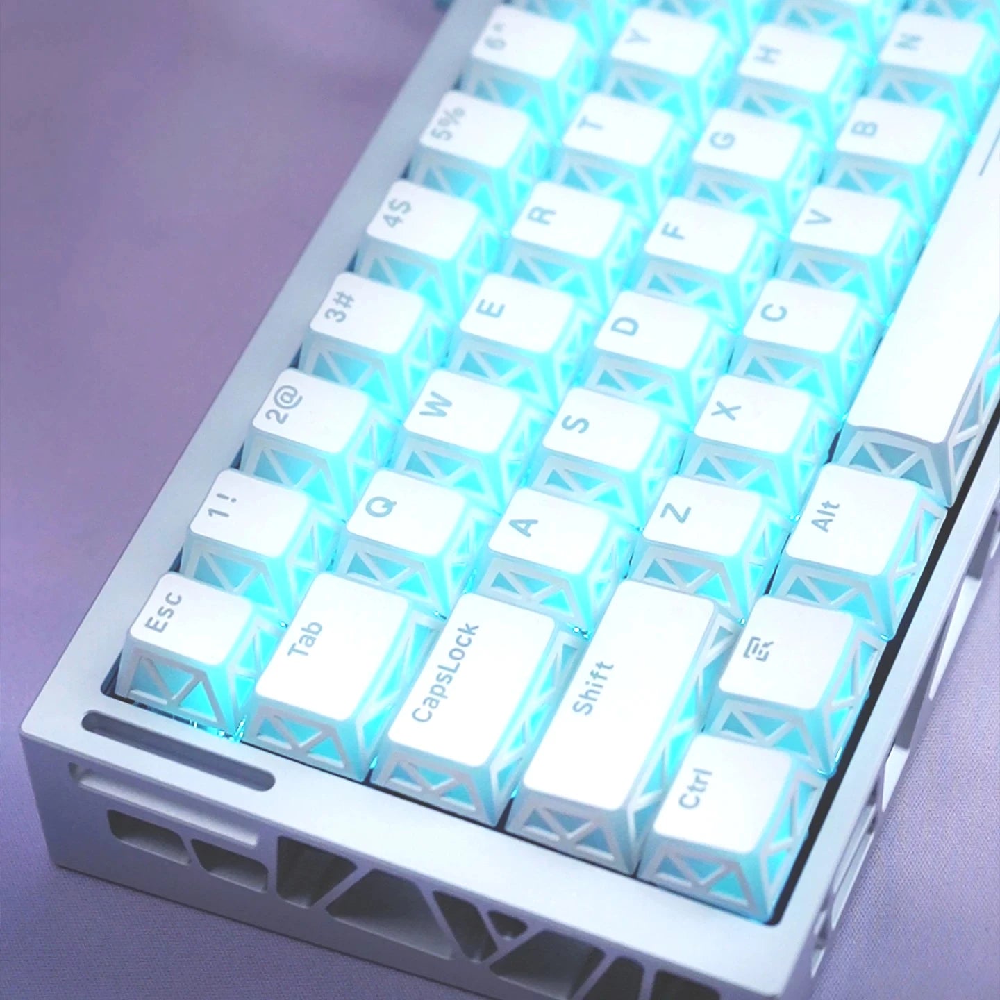 MAIMOOO PBT Keycaps: Transparent Custom Cherry Caps for Keyboard