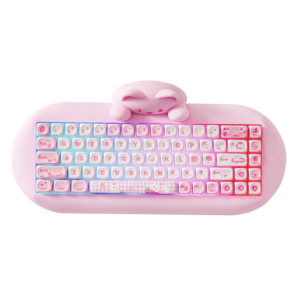 YUNZII C68 Wireless Keyboard: Best Cute Cat Custom Gaming Keeb