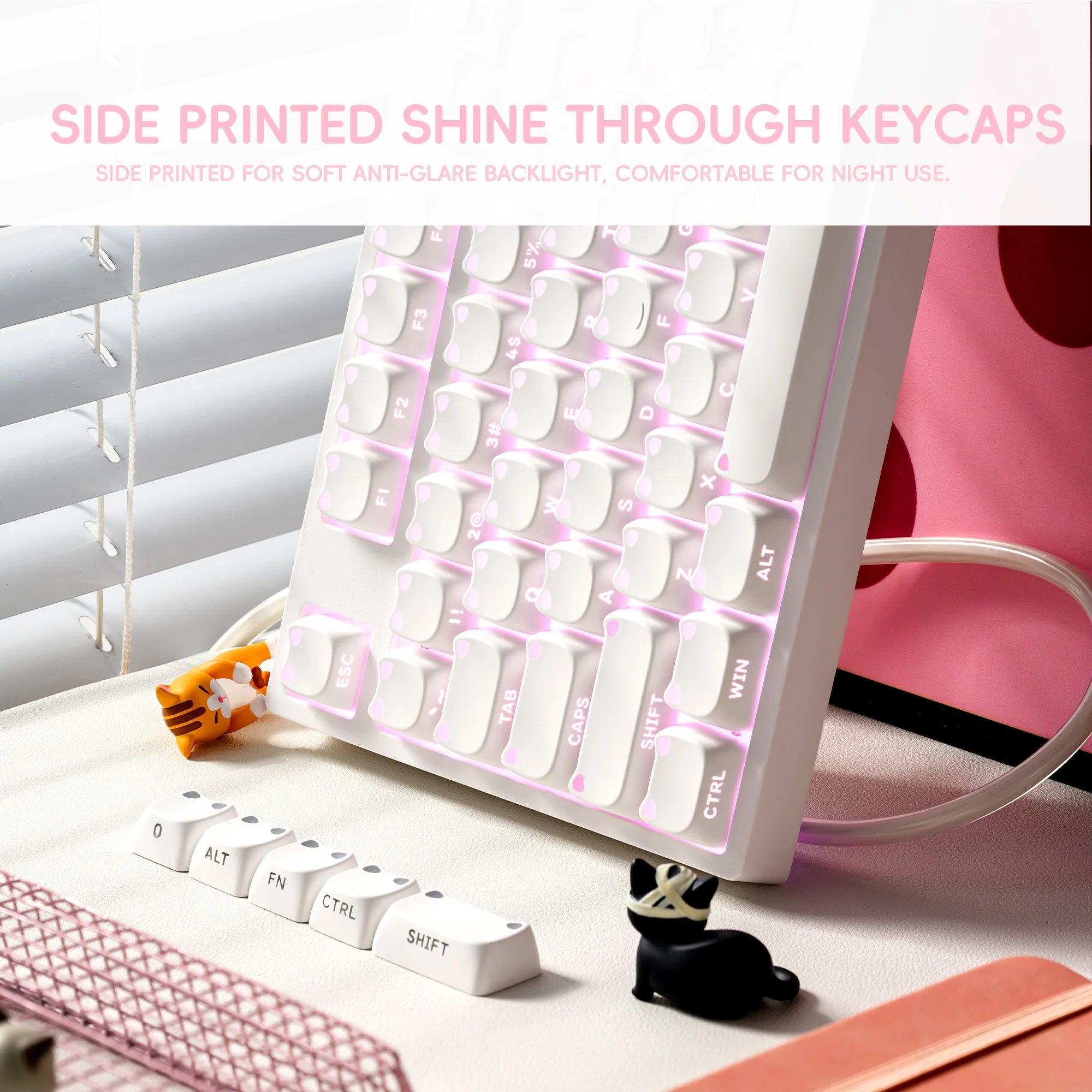 XVX Lumicat Keycaps: Best Custom Side Printed Gaming Keycaps